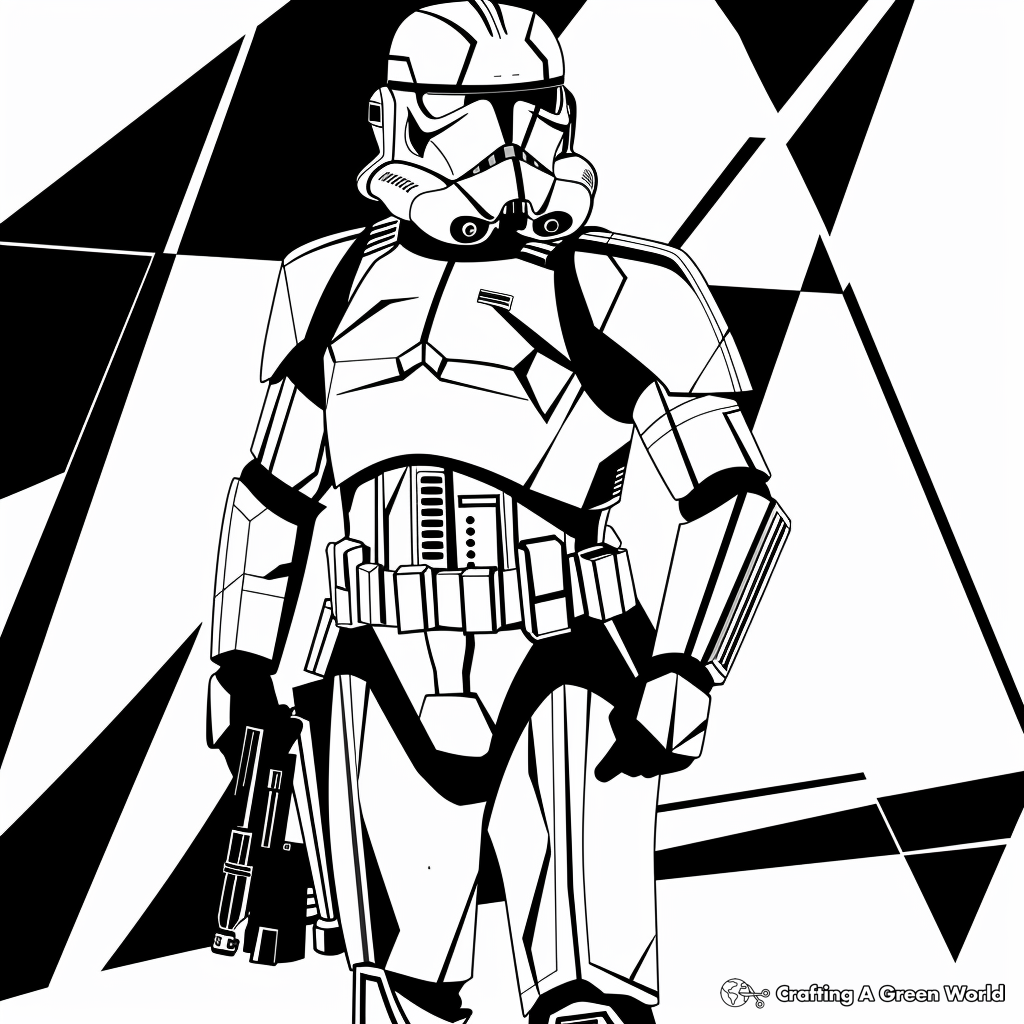 Clone Trooper Coloring Pages Free U0026 Printable 