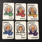Clue Board Game SUSPECT CARDS ONLY Set 6 Vintage 1972 Crime 