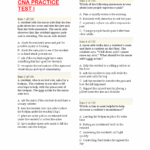 CNA Practice Pdf 525 Qu0026A CNA PRACTICE TEST I Item 1 Of 150 A Resident Tells The Nurse Aide That Studocu