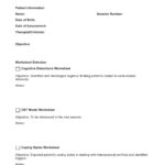 Cognitive Worksheets For Adults U0026 Example Free PDF Download