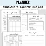 College Application Planner 15 Page Printable Etsy
