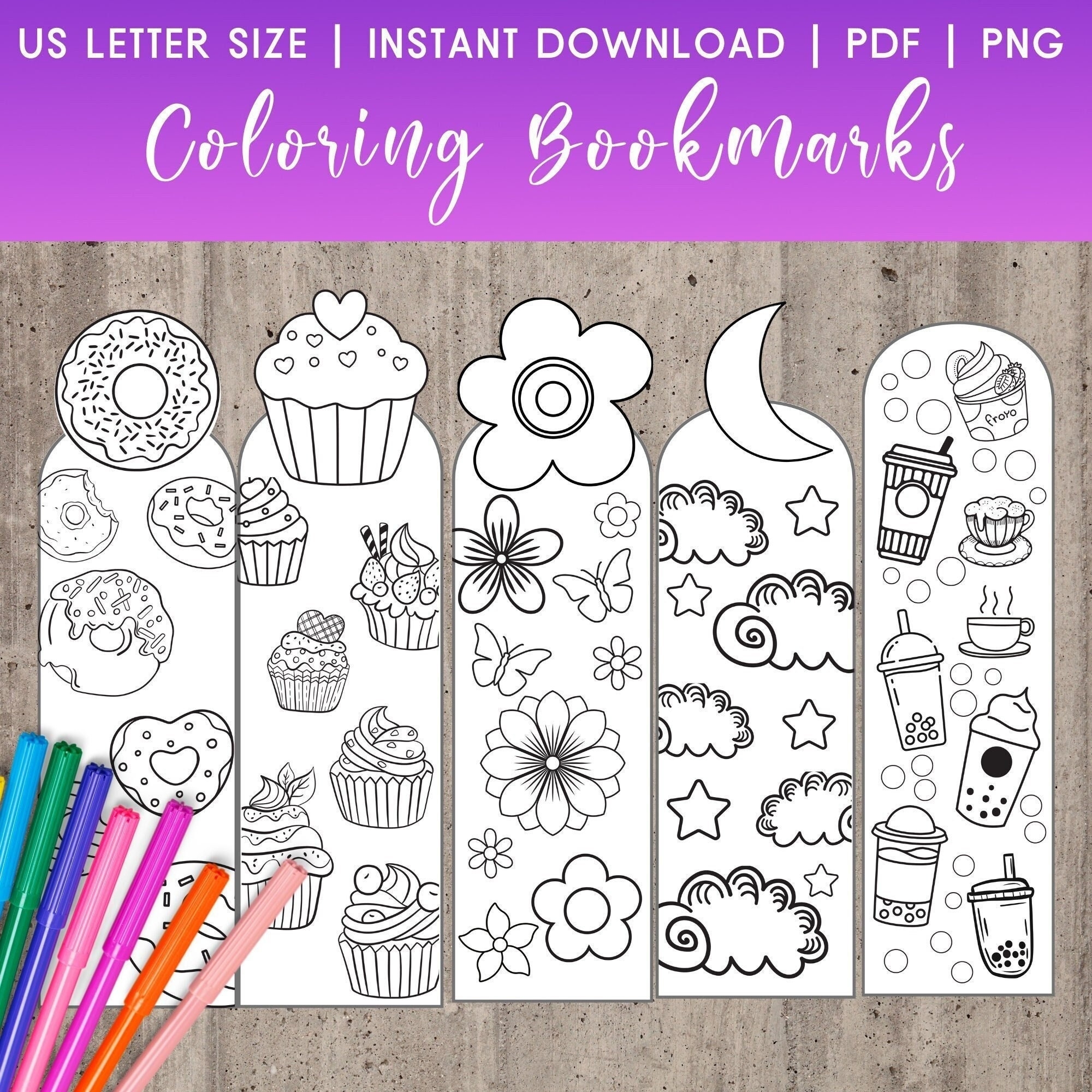 Coloring Bookmarks For Kids Coloring Pages Printable Classroom Worksheets Library