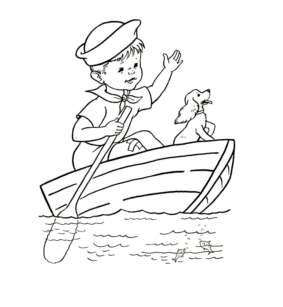 Coloring Pages Free Printable Boat Coloring Pages For Kids