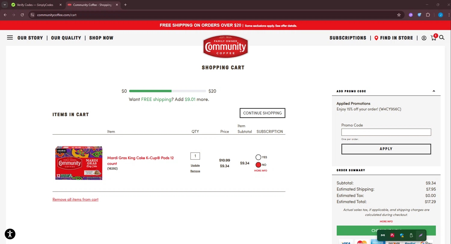 Community COffee Coupon Codes 25 Off Aug 2025