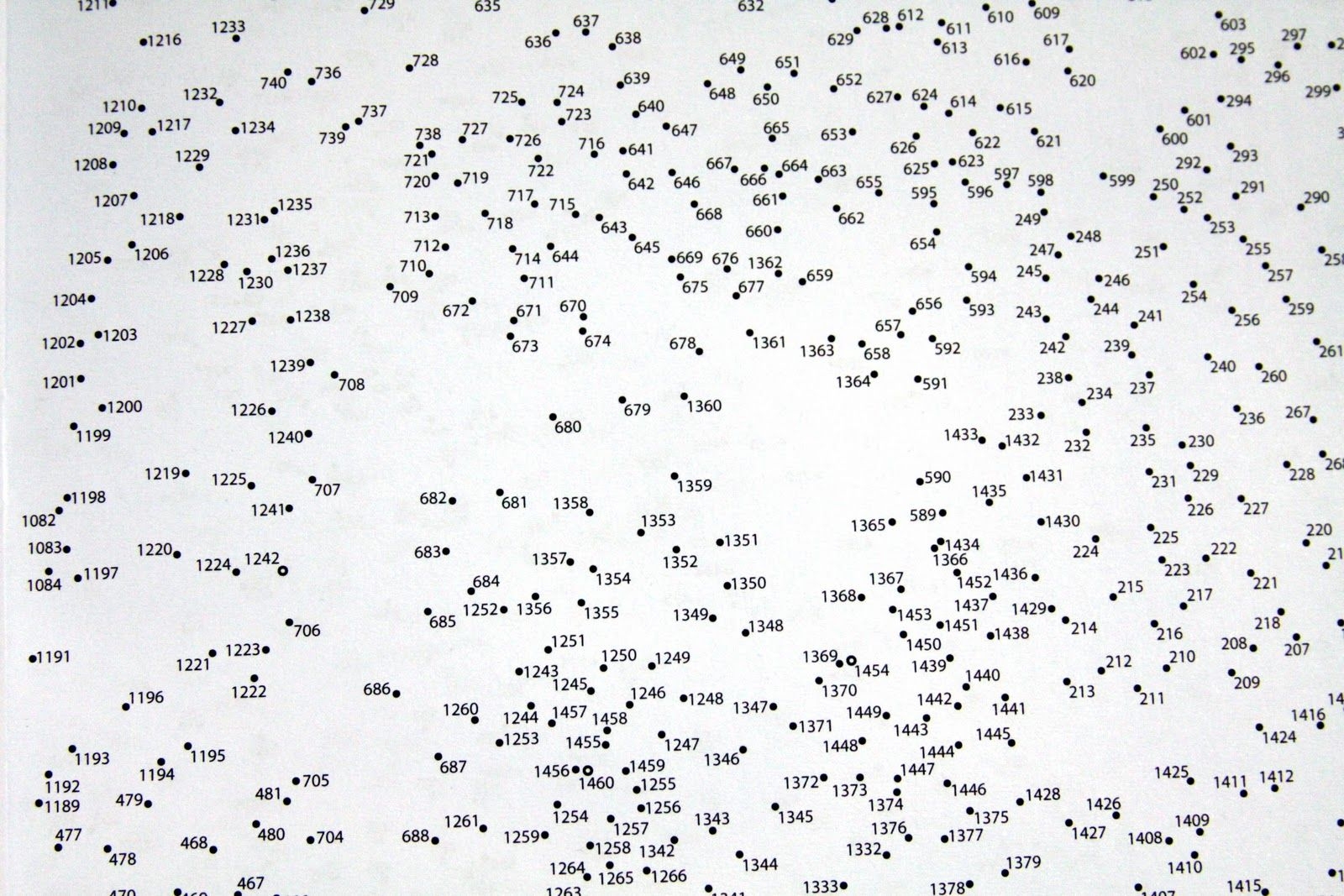 difficult dot to dot free printables