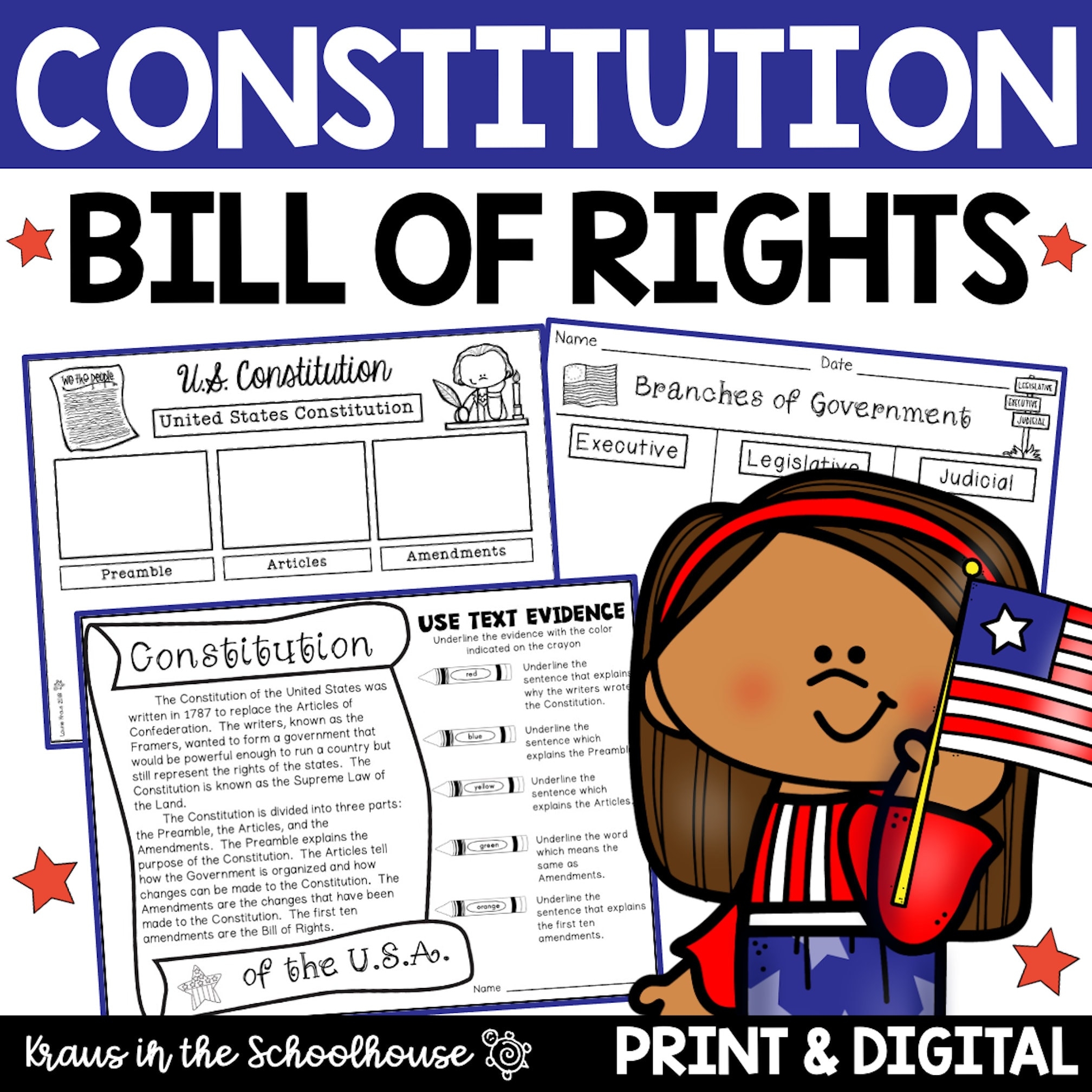 Constitution Day Activities Bill Of Rights Activities US 