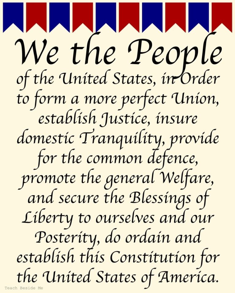 Constitution Learning Resources Teach Beside Me