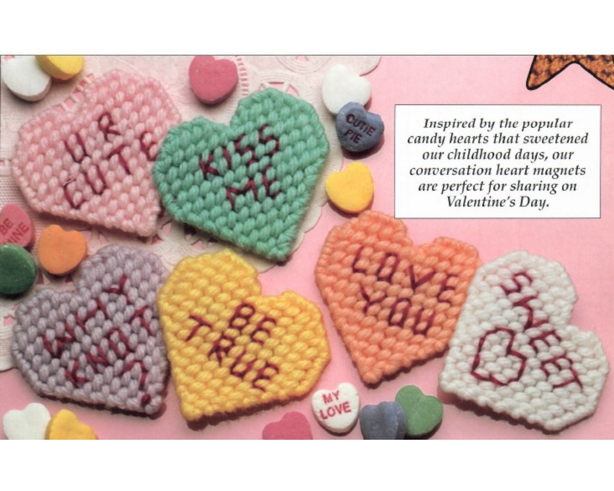 free printable valentine plastic canvas patterns