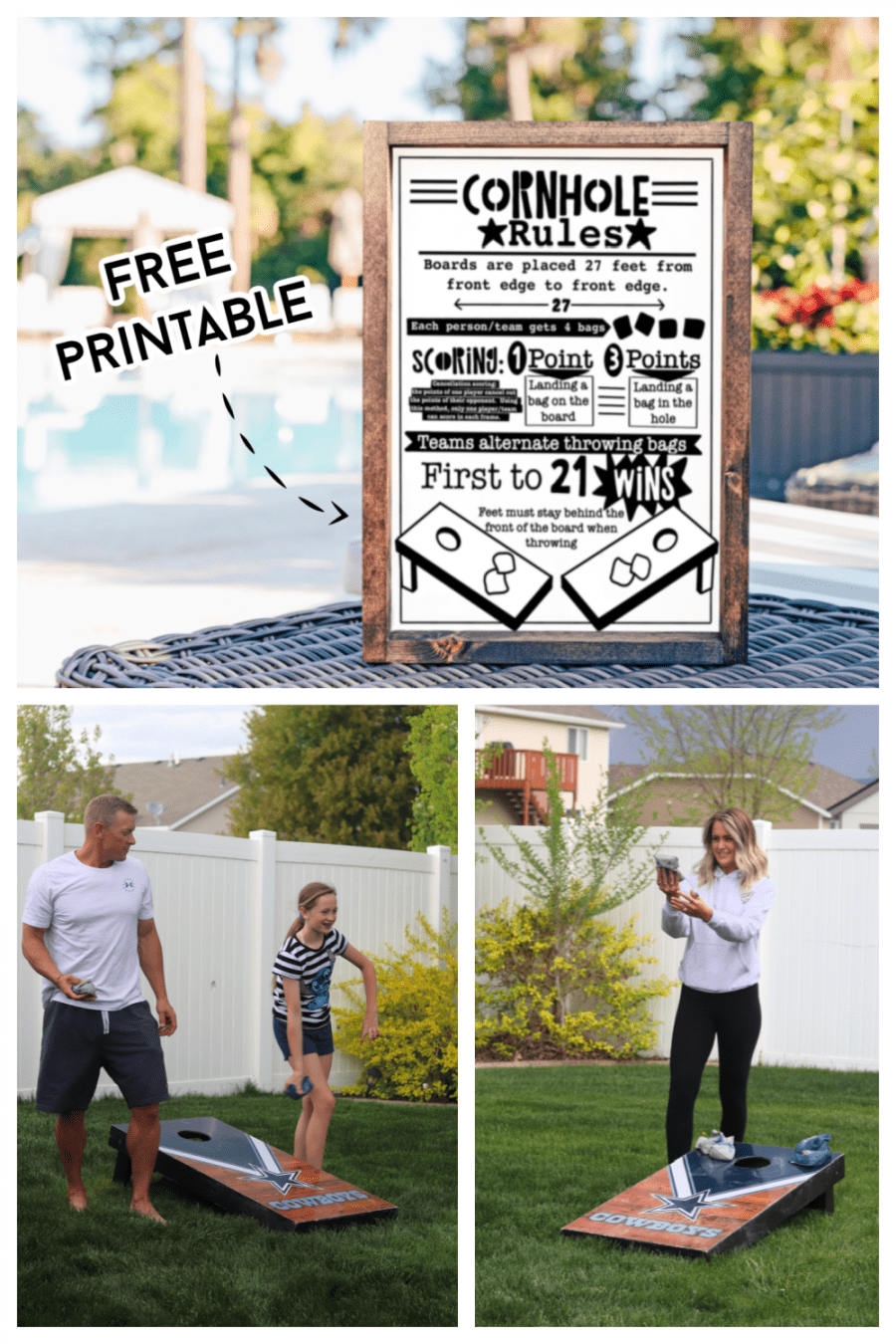 Cornhole Rules Printable A Girl And A Glue Gun Cornhole Rules Printable A Girl And A Glue Gun