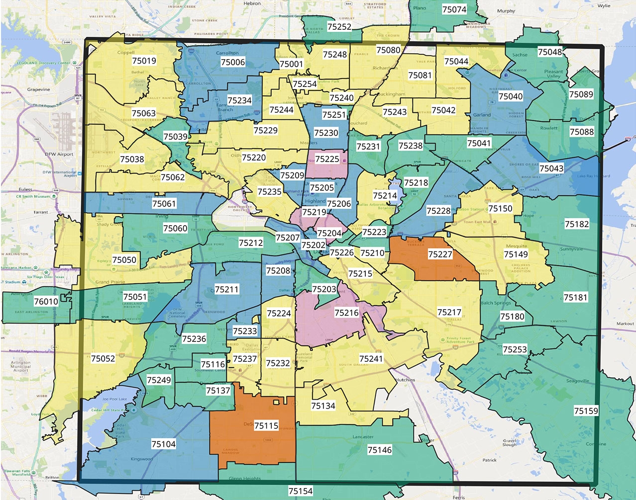 Coronavirus Briefs Dallas Latest Zip Code Map u0026 More 
