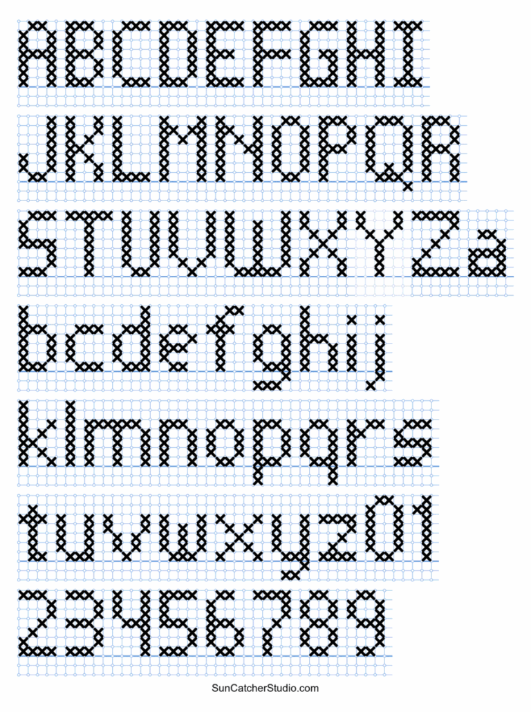 Cross Stitch Letters Generator And Alphabet Font Patterns Free Printables Monograms Design Tools Patterns U0026 DIY Projects