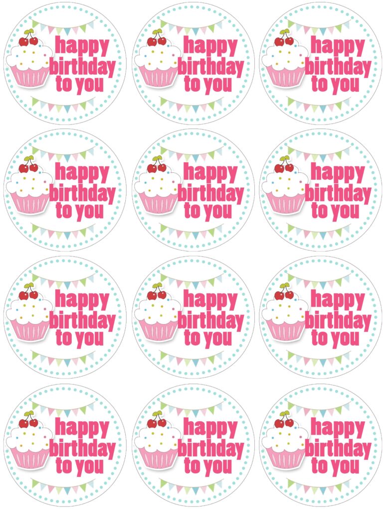 Cupcake Birthday Party With FREE Printables How To Nest For Less 