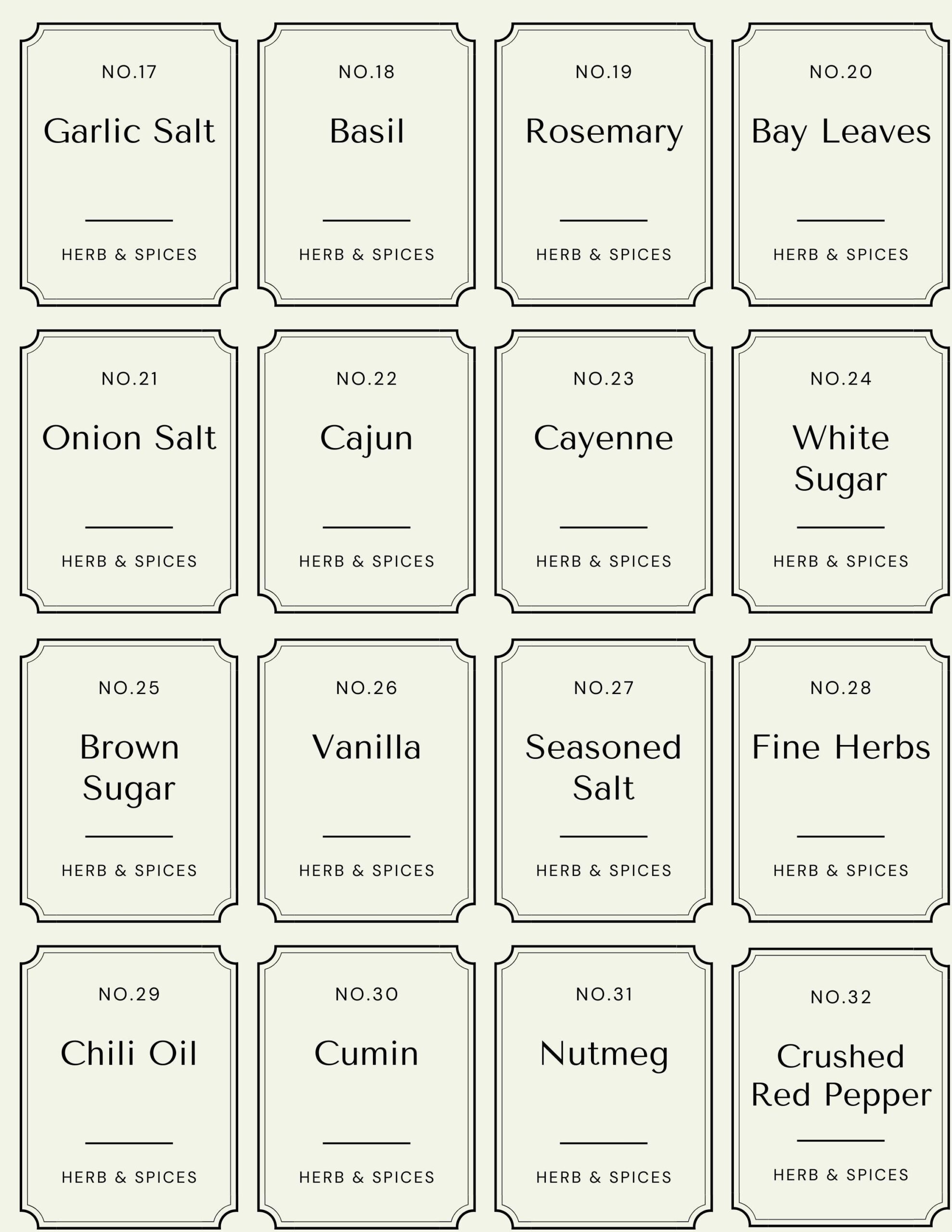 Custom Modern Minimalist Spice Labels Printable Spice Labels Instant Download Jar Labels Etsy Custom Modern Minimalist Spice Labels Printable Spice Labels Instant Download Jar Labels Etsy