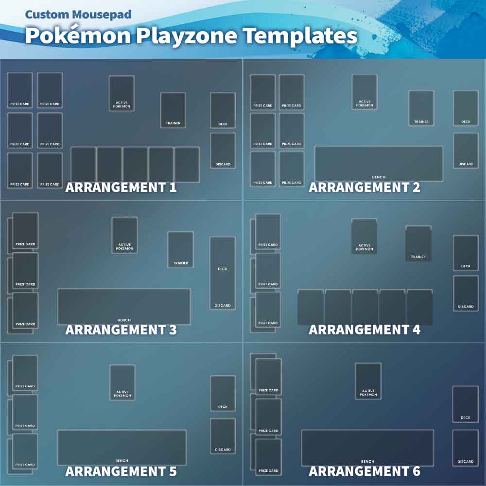 pokemon card game printable playmat