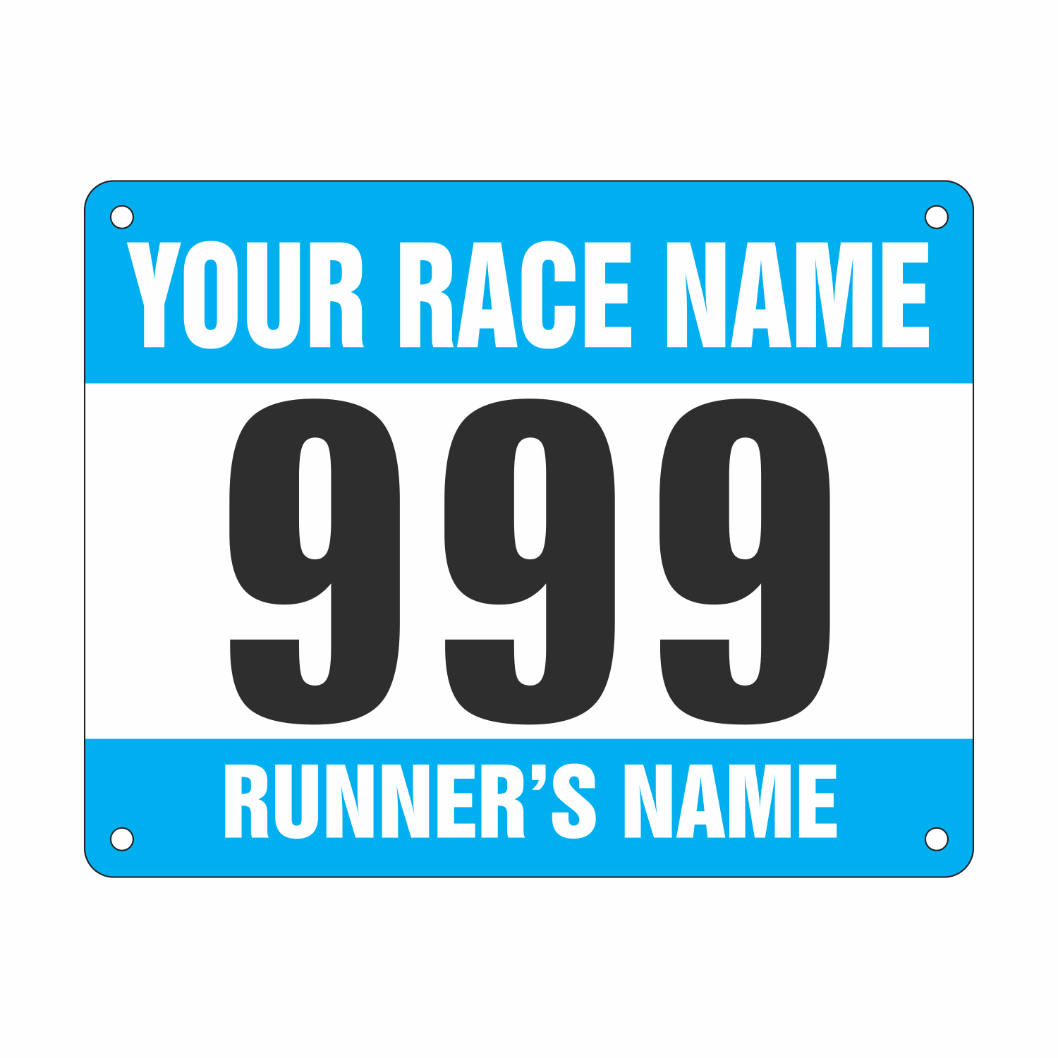 Custom Race Bibs For Events U0026 Competitions SignsRxUSA