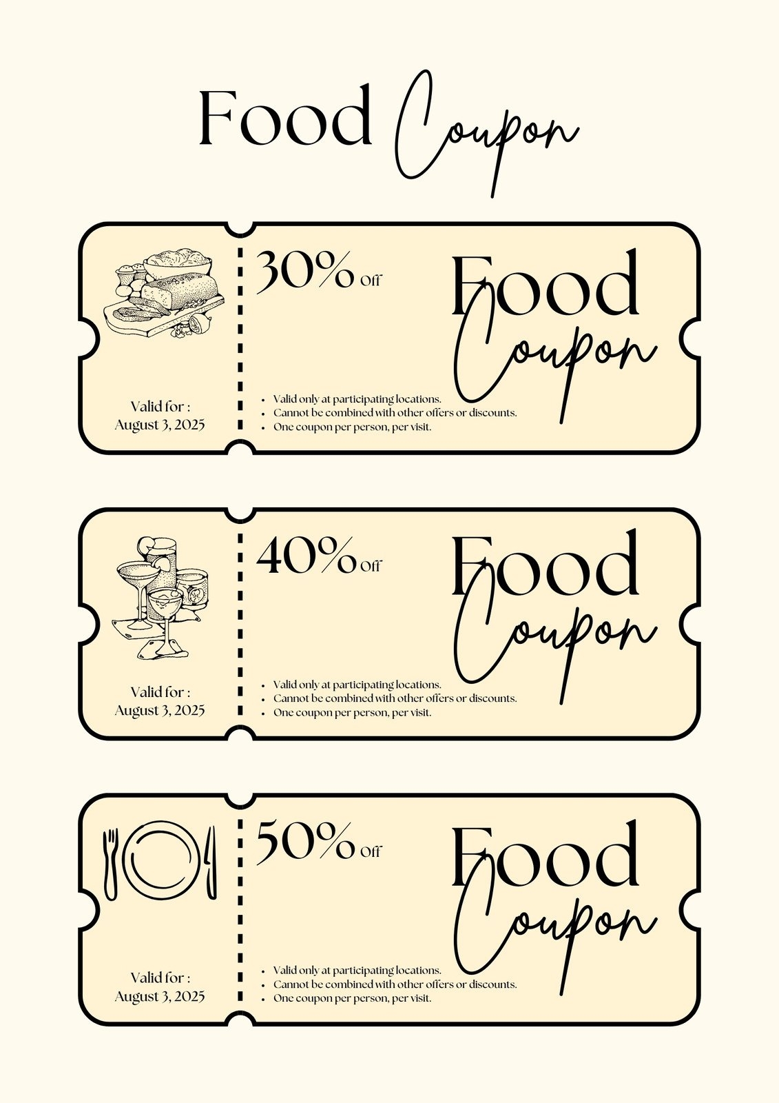 Customize 405 Food Coupon Templates Online Canva