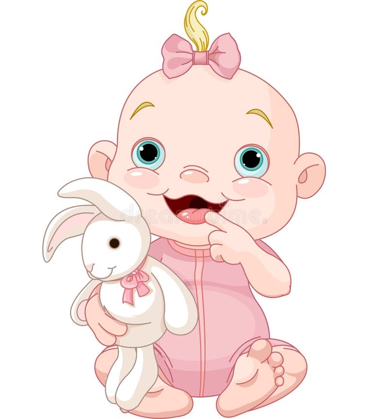 baby girl clip art free printable