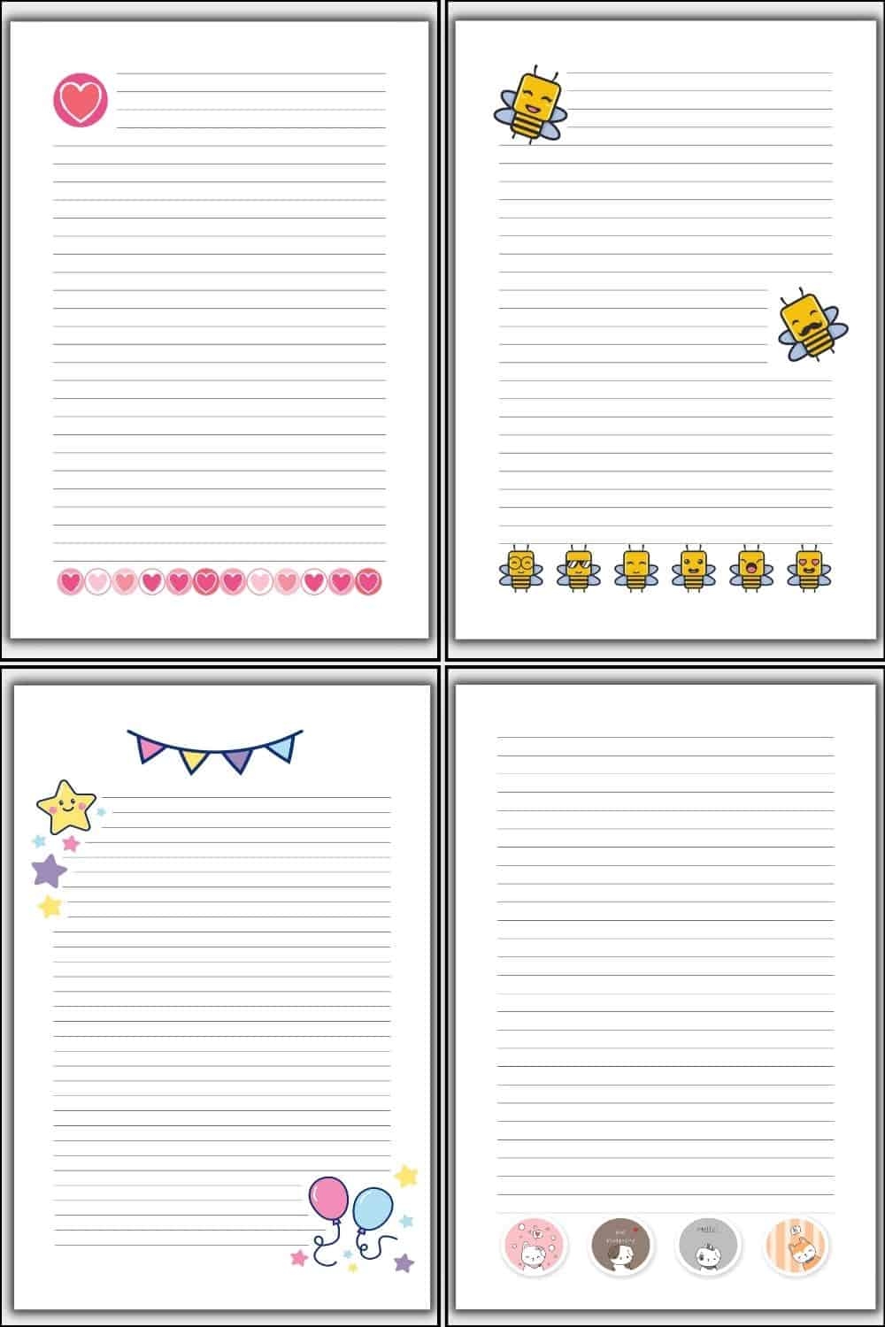 free printable stationery templates free printable stationery templates