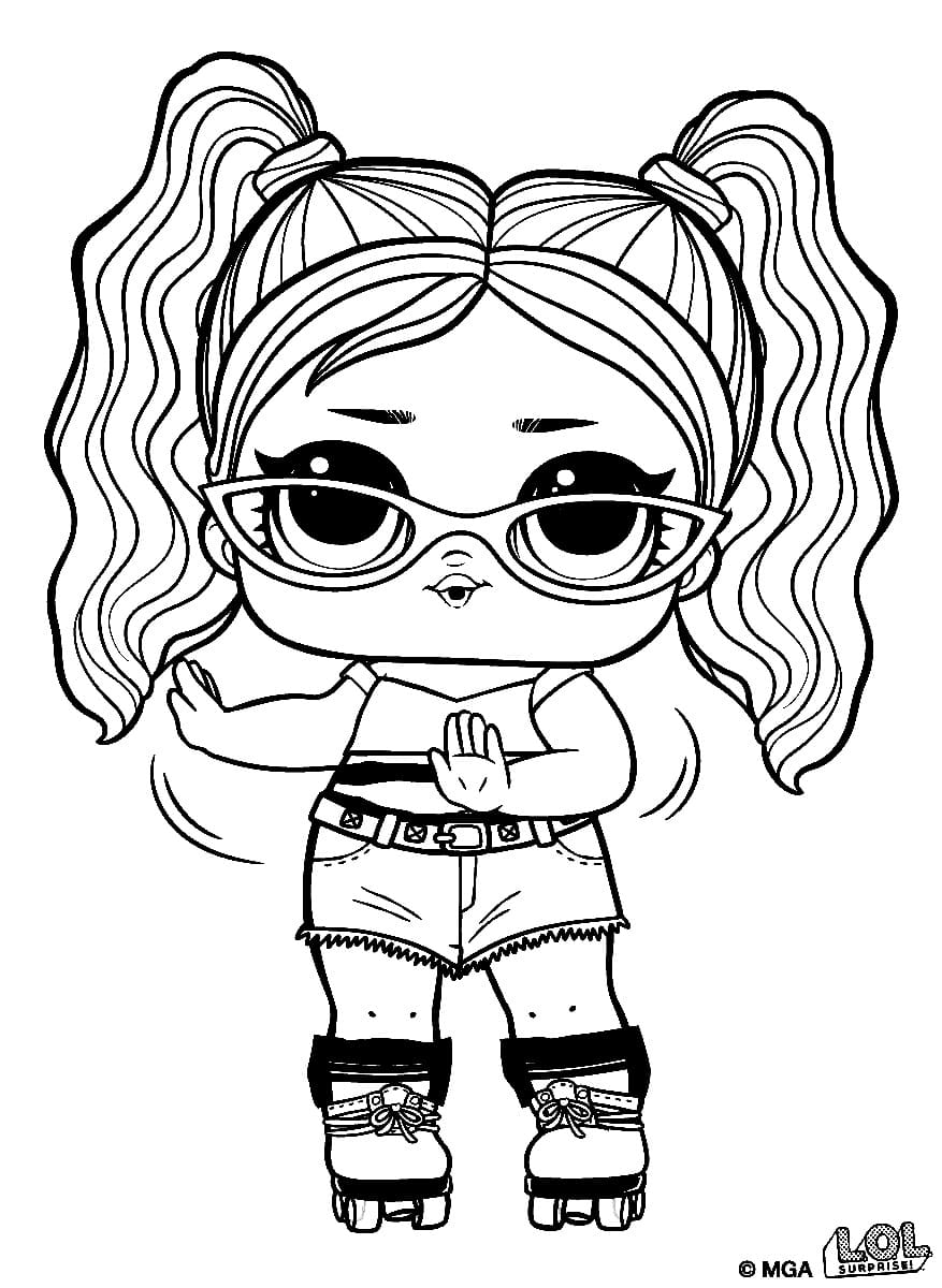 Cute LOL Surprise Doll Coloring Page Download Print Or Color Online For Free