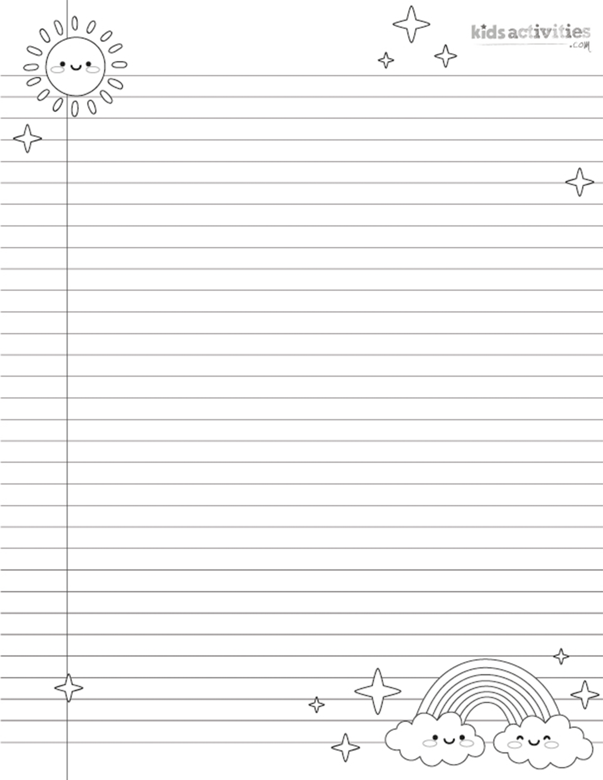 Cute Printable Notebook Paper For Kids And Adults Kids Activities Blog Cute Printable Notebook Paper For Kids And Adults Kids Activities Blog