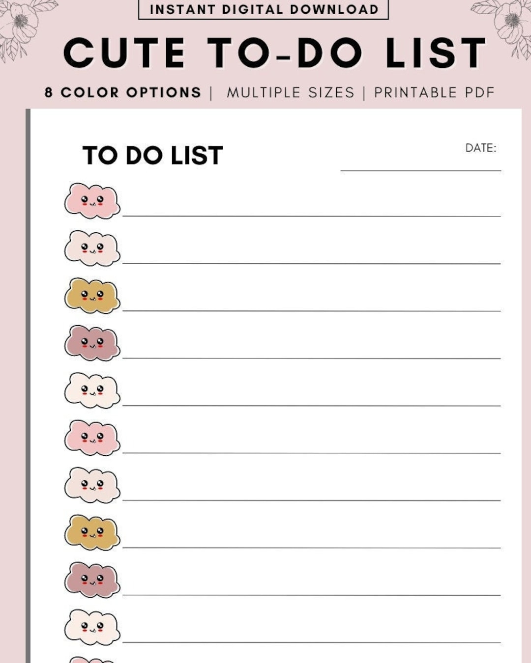 its deductible printable list