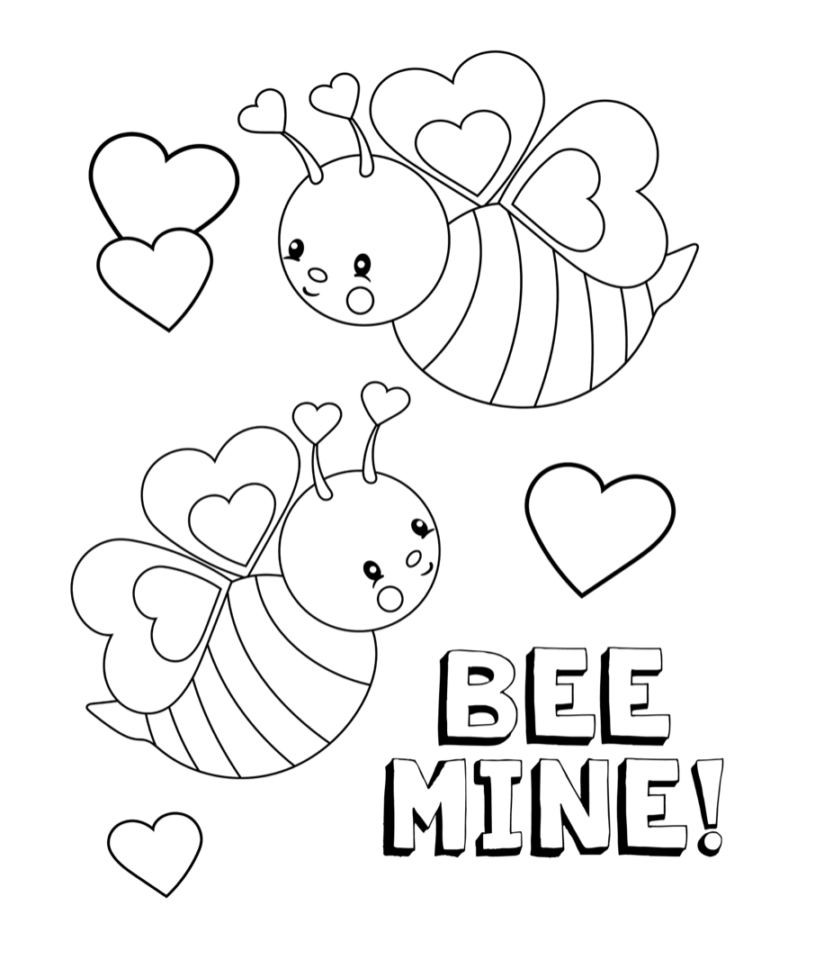 printable valentines day to draw