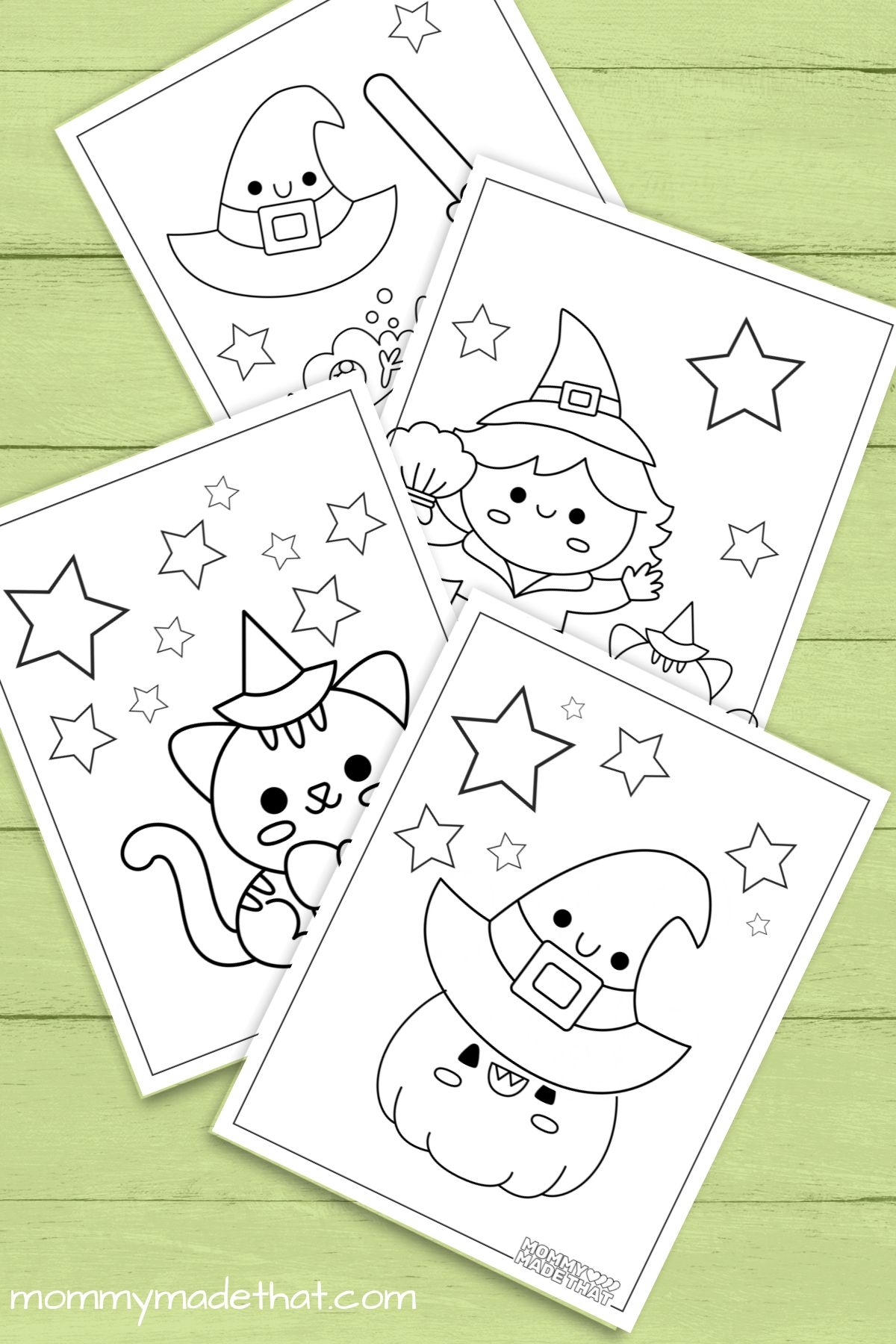 free printable witch coloring pages