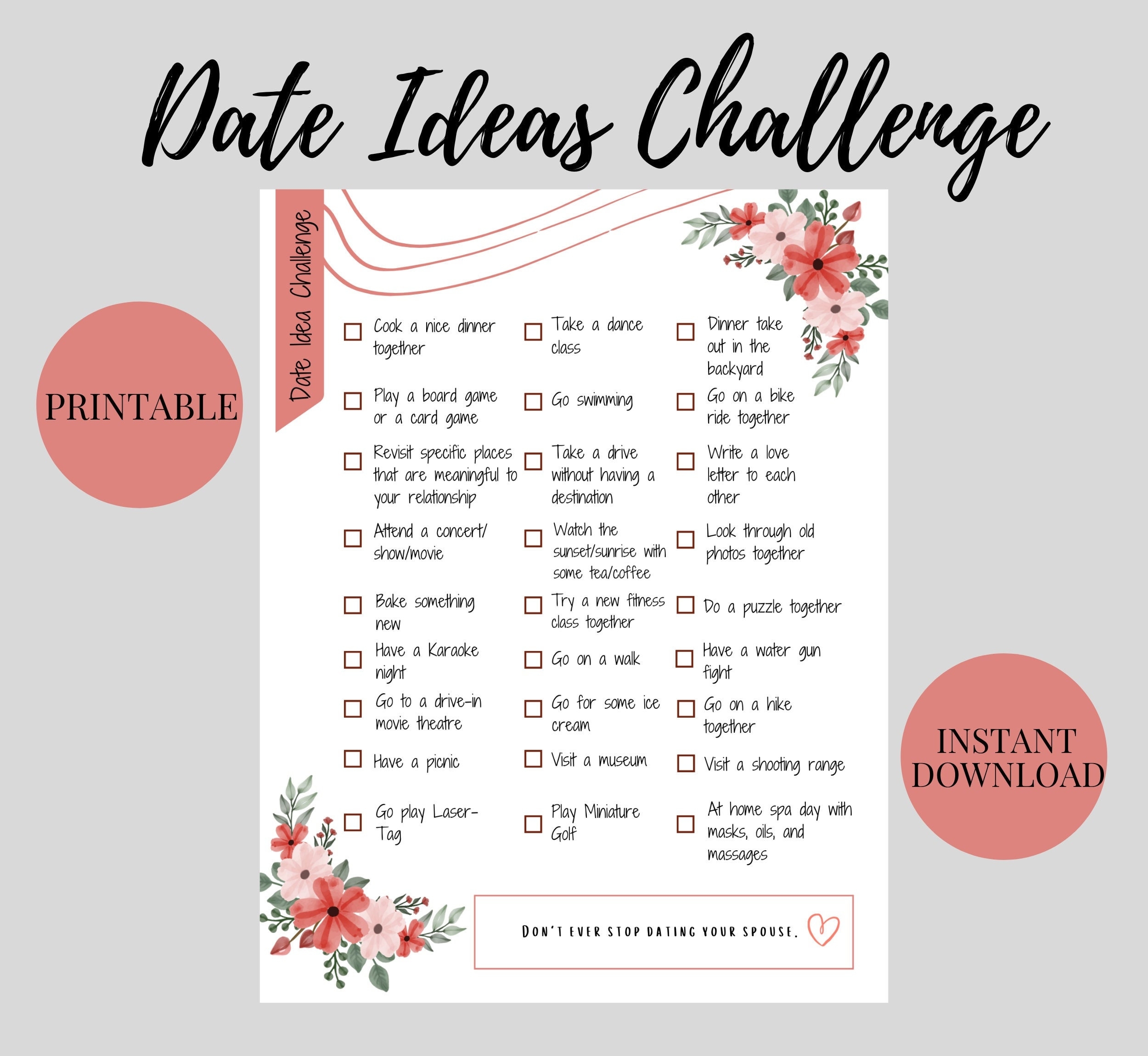 dating divas free printables