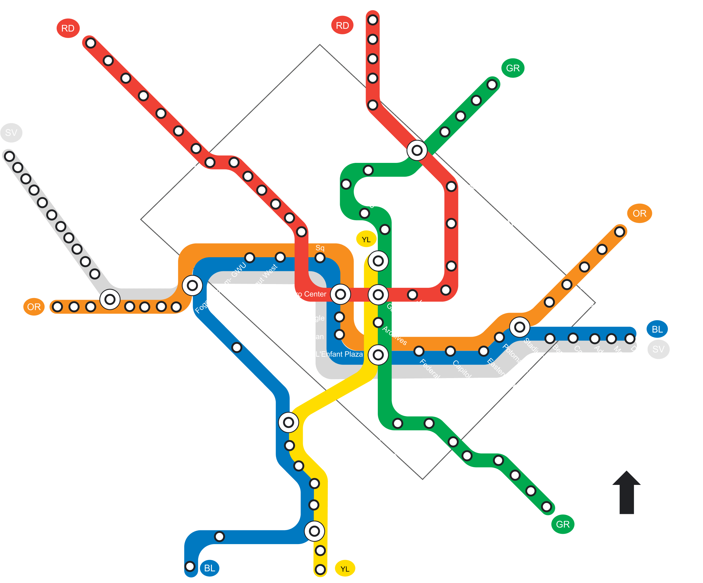 DC Metro Map Your DC U0026 Metro Map Guide