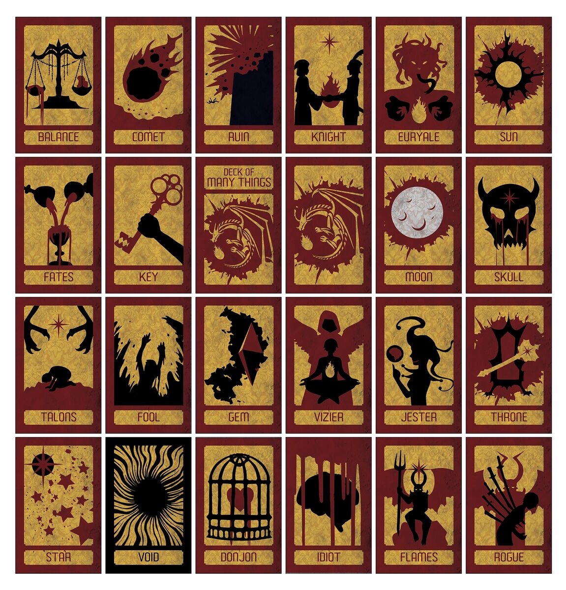 Deck Of Many Things Dungeons U0026 Dragons Add on EBay
