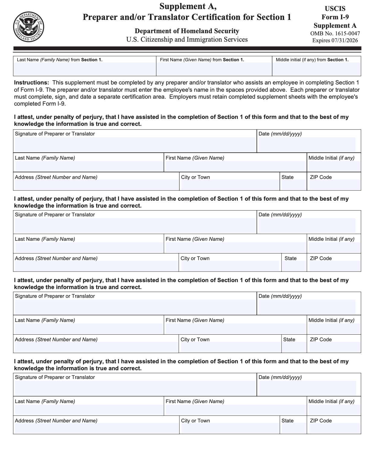 Decoding Form I 9 New Version U0026 Latest Reforms OnBlick Inc
