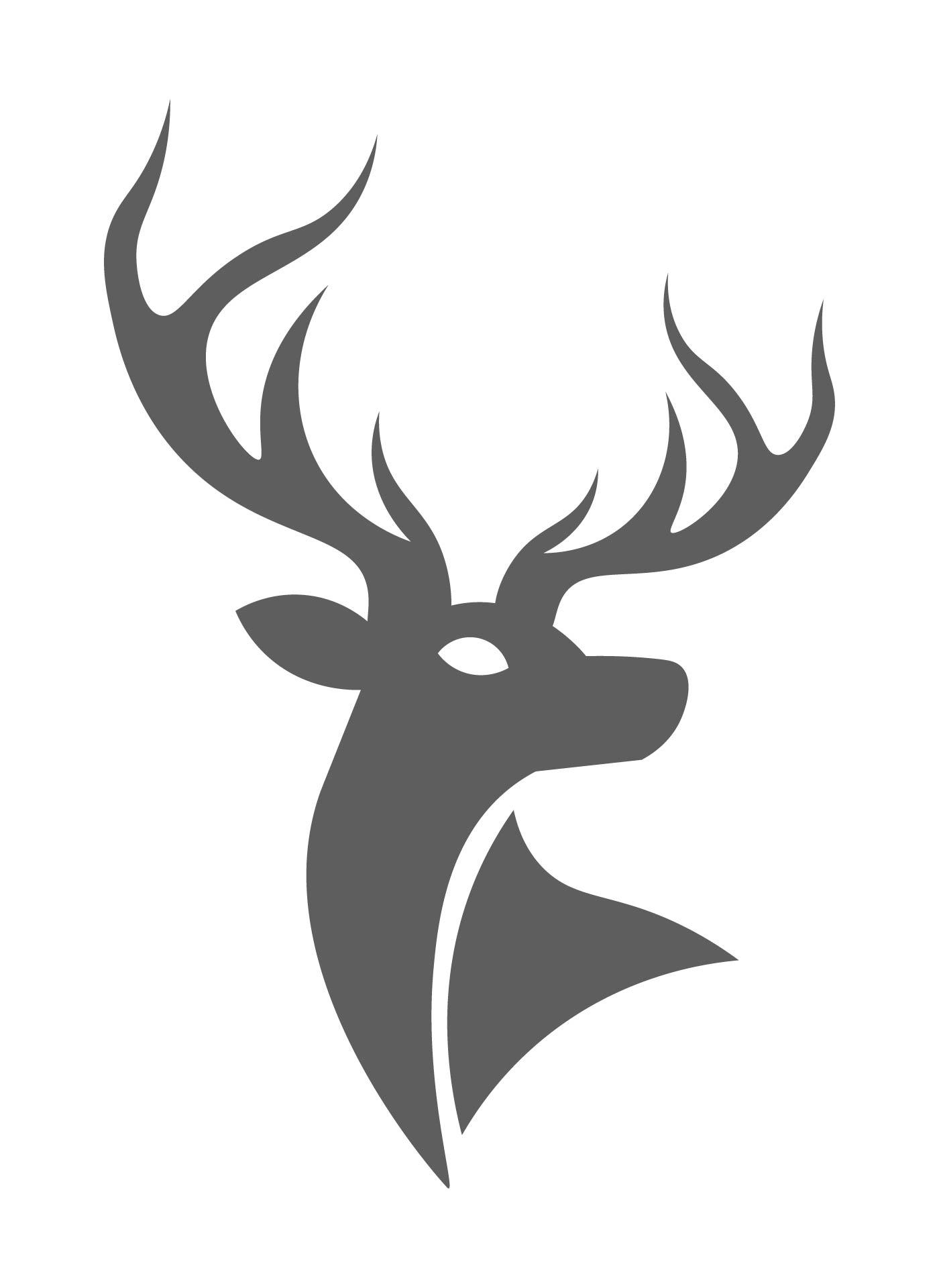 free printable deer pumpkin stencils