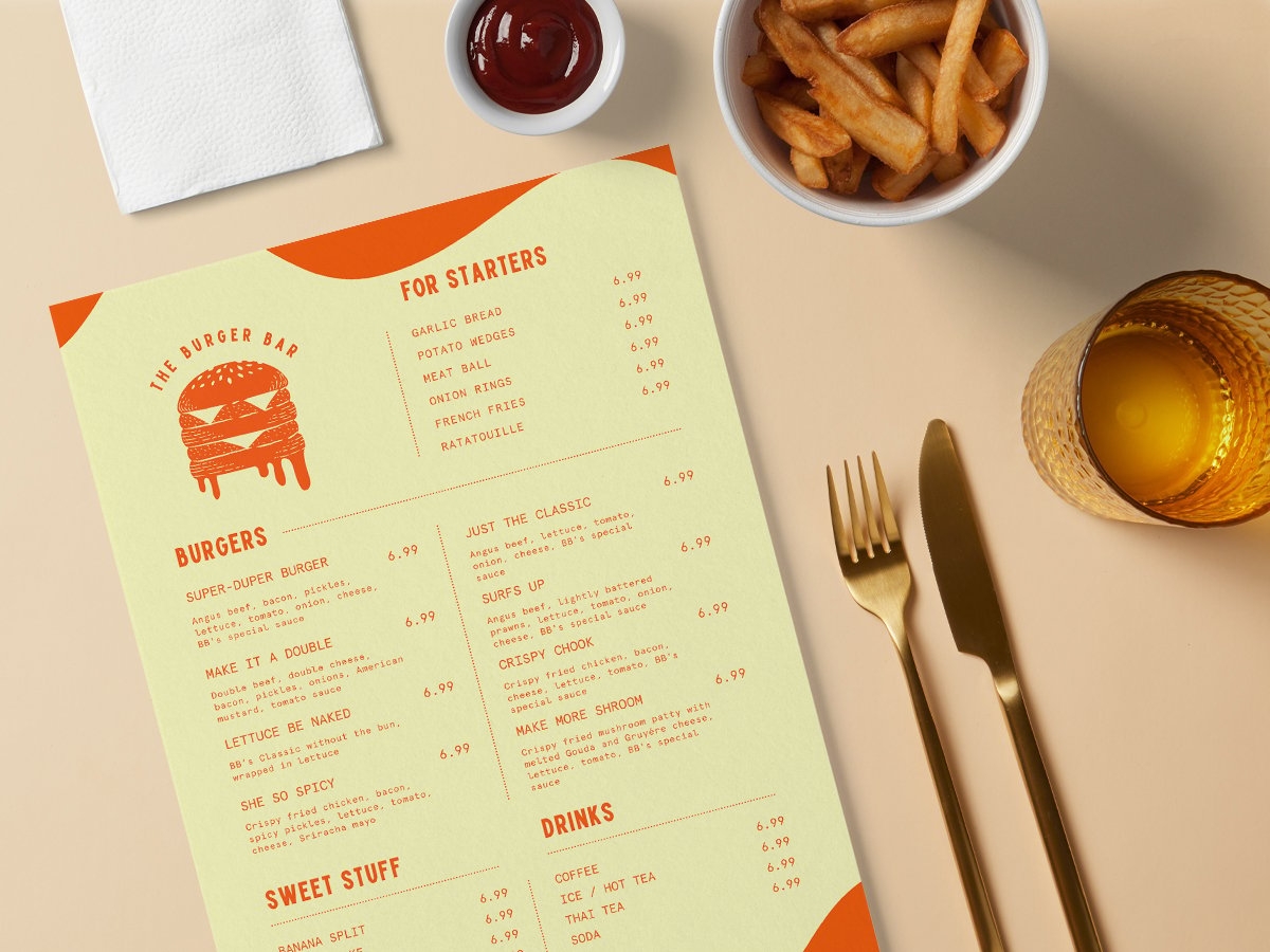 Design U0026 Print Restaurant U0026 Takeout Menus Online Canva