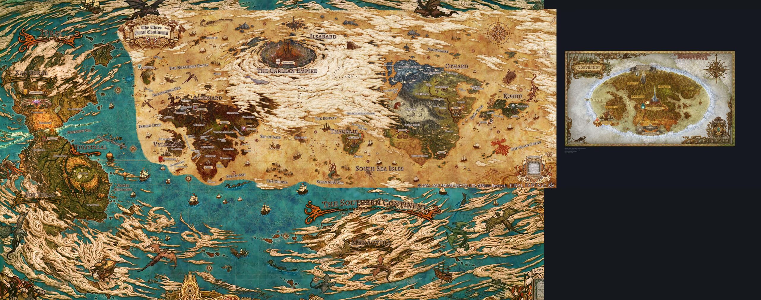 Detailed FFXIV World Map For Dawntrail 7 x Eorzea Garlemald Ilsabard Othard Koshu Norvrandt Tural Meracydia Detailed FFXIV World Map For Dawntrail 7 x Eorzea Garlemald Ilsabard Othard Koshu Norvrandt Tural Meracydia