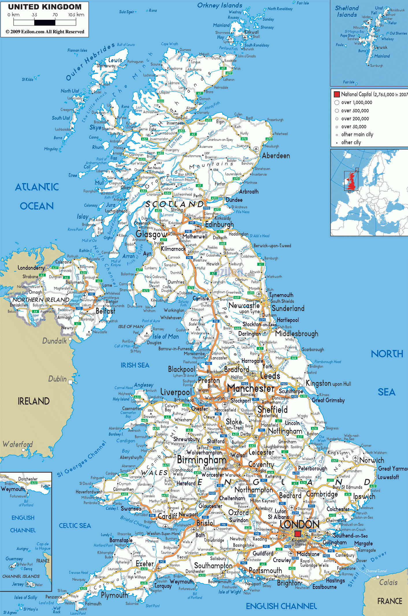 Detailed Large Road Map Of United Kingdom Ezilon Maps Detailed Large Road Map Of United Kingdom Ezilon Maps