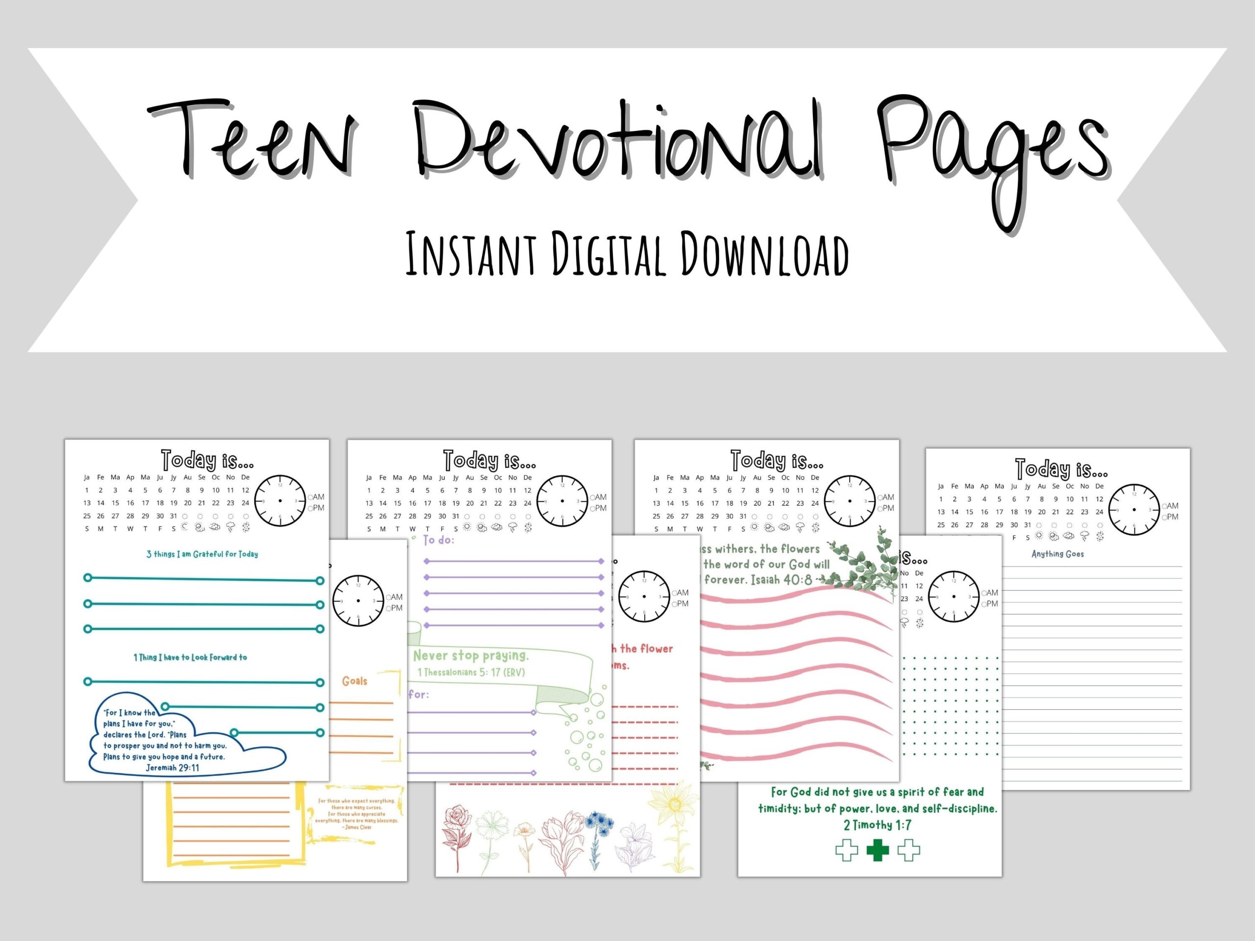 Devotional Journal For Teens Etsy
