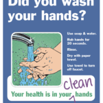 Did You Wash Your Hands Poster Multiple Languages 