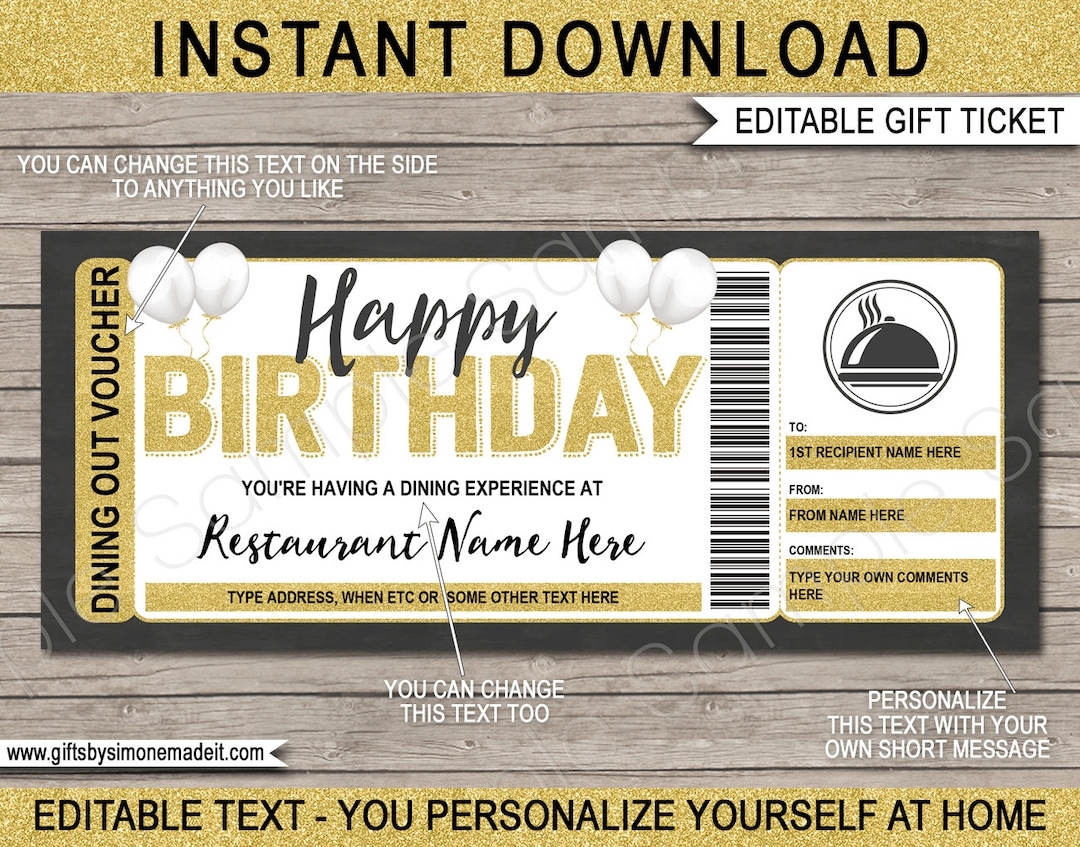 restaurant gift cards online printable