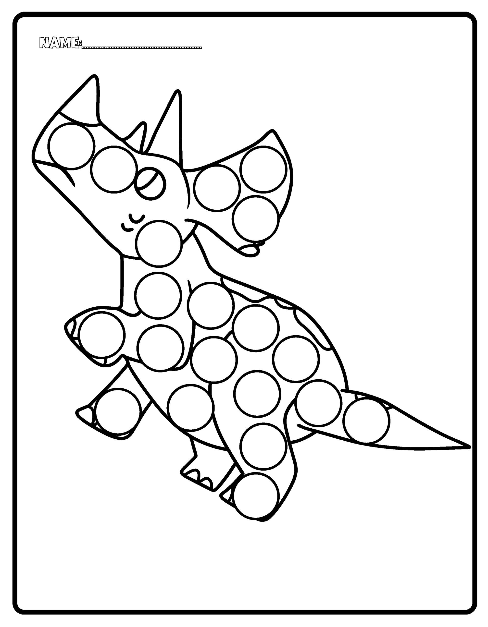 easy dot to dot printables