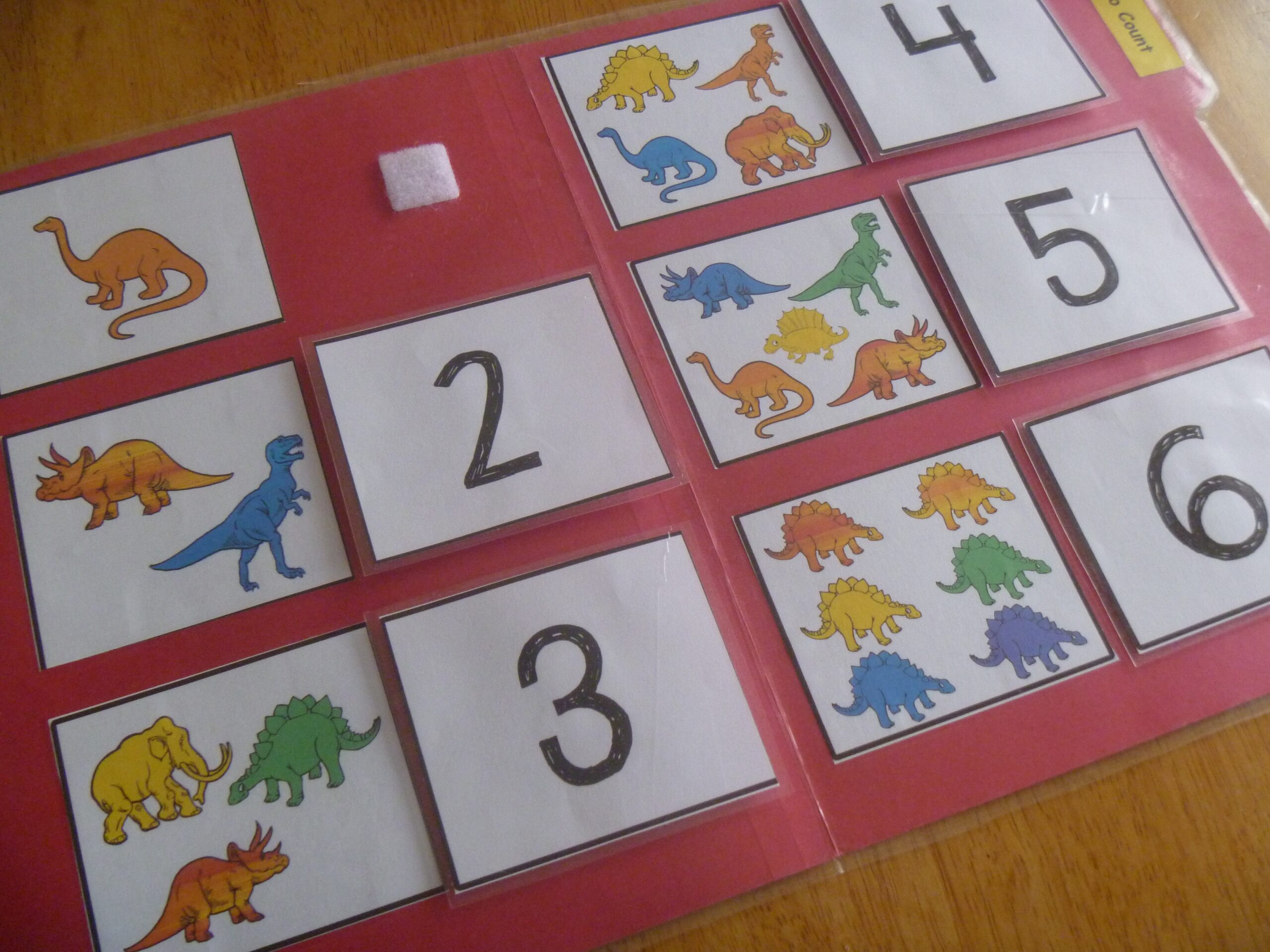 Dinosaur File Folder Game Count On Fun The Whatever Mom