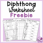 Diphthong Worksheet Freebie Made By Teachers