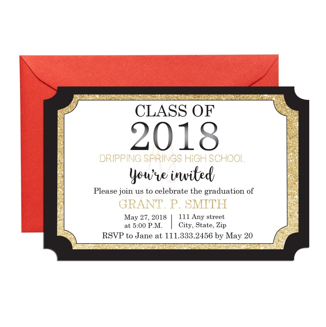 Diploma Graduation Party Invite Ideas Envelopes Aesthetic Journeys Designs