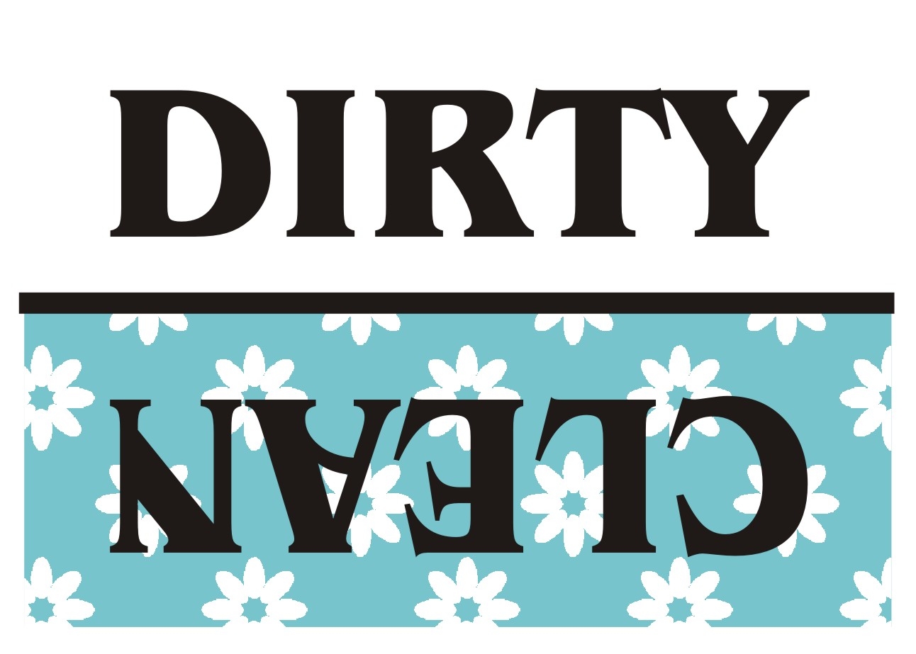 dirty clean dishwasher sign printable