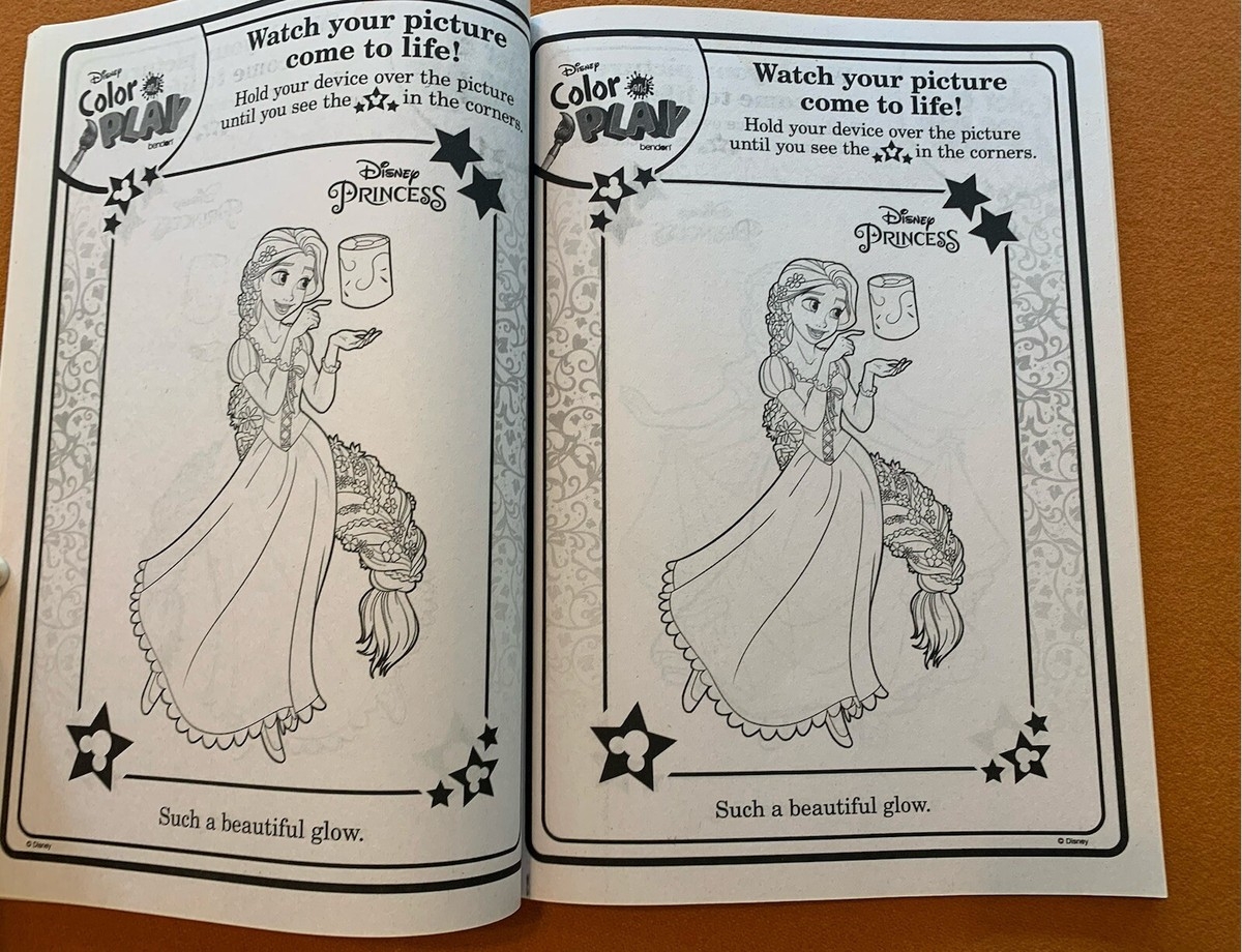Disney Color And Play Princess Coloring Book