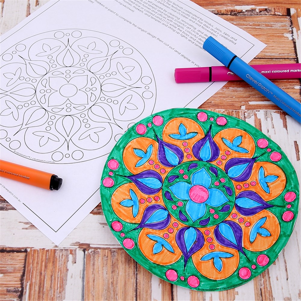 Diwali Rangoli Paper U0026 Card CleverPatch CleverPatch Art 