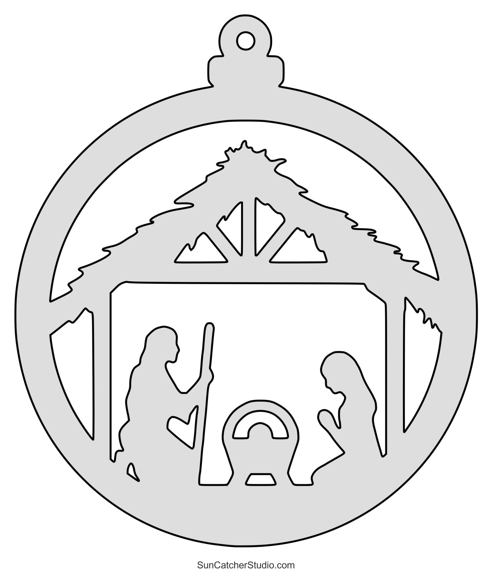 DIY Christmas Ornament Patterns Templates Stencils Free Printables Monograms Design Tools Patterns U0026 DIY Projects