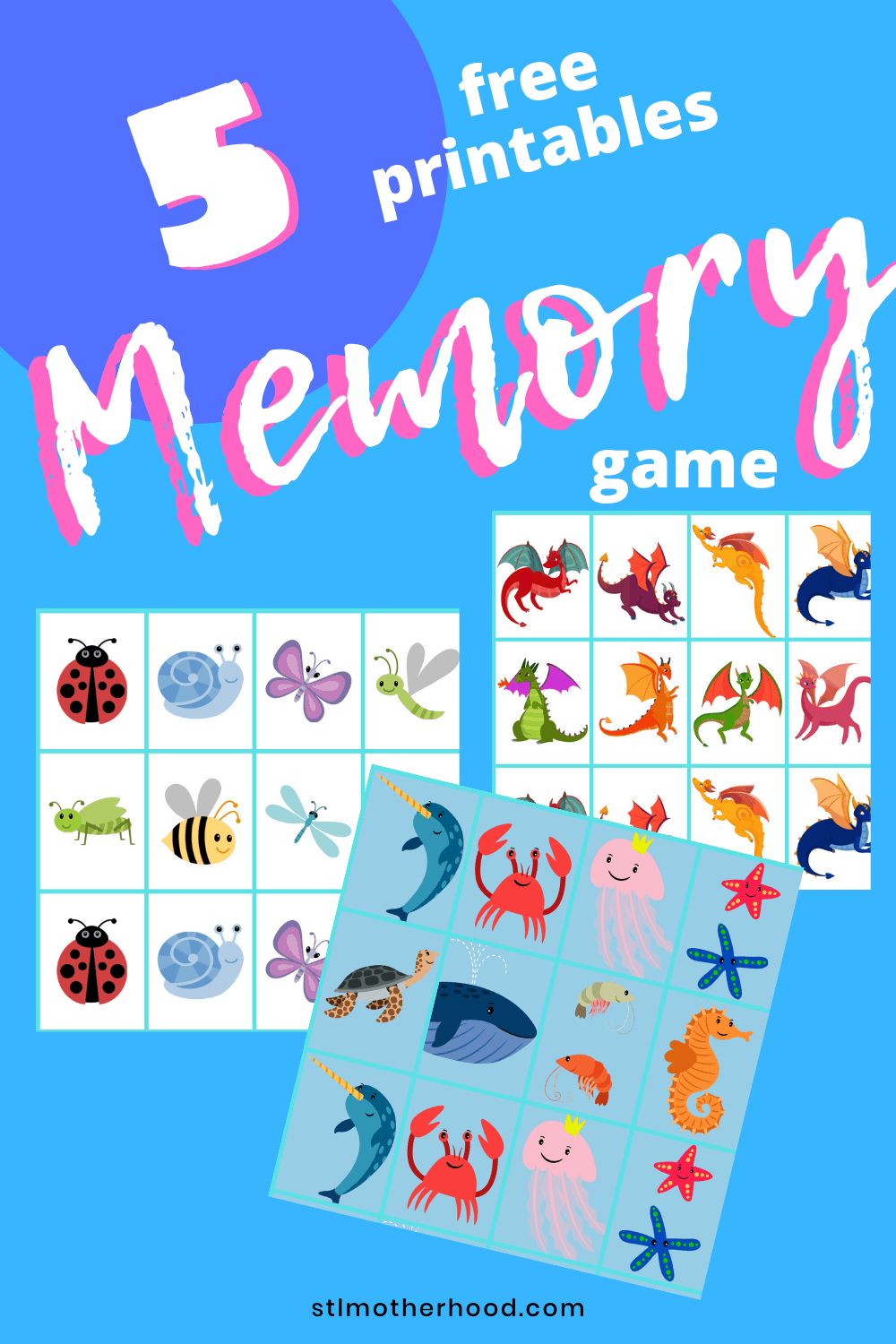 DIY Memory Game Cards For Kids free Printable StlMotherhood DIY Memory Game Cards For Kids free Printable StlMotherhood