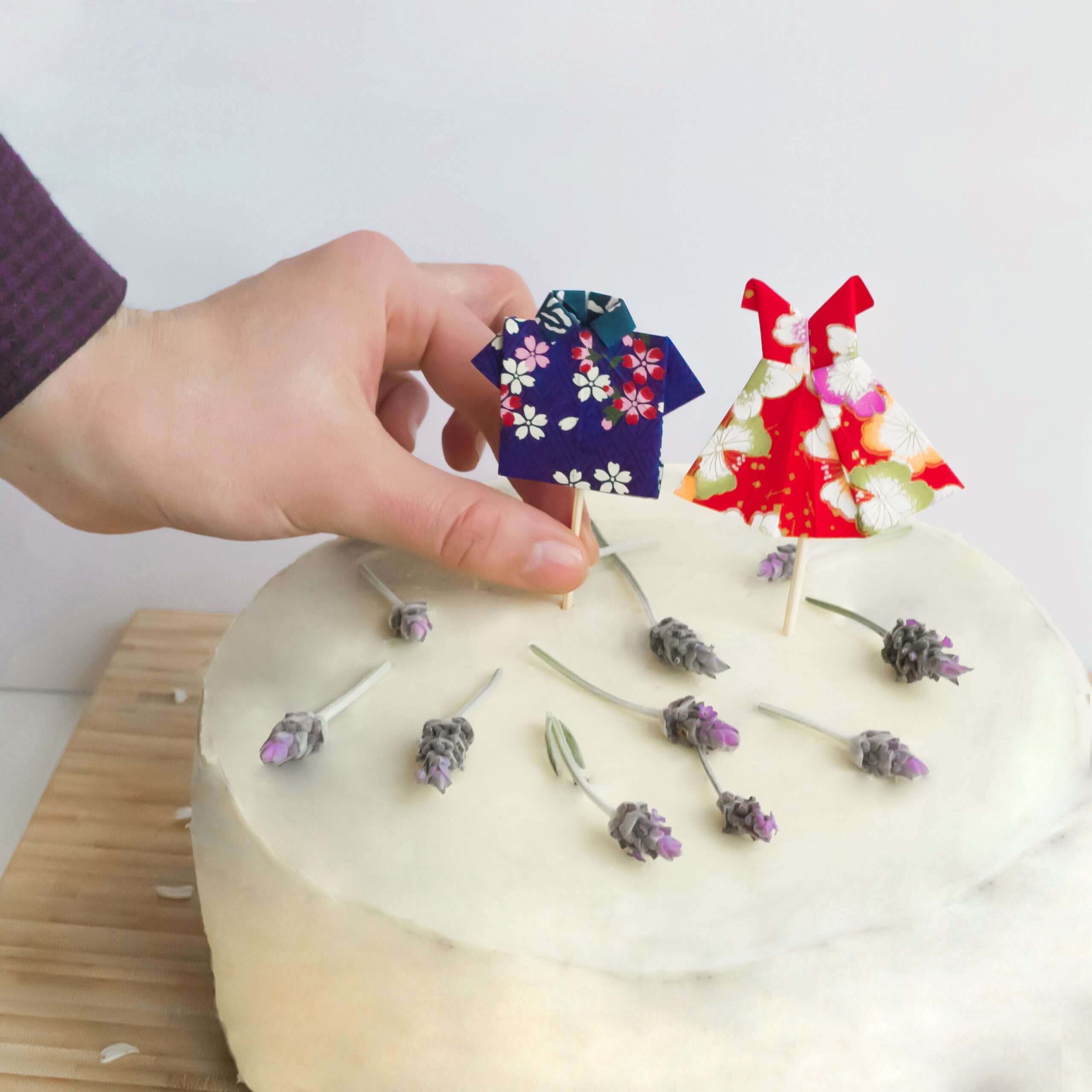 DIY Origami Cake Toppers Paperlust