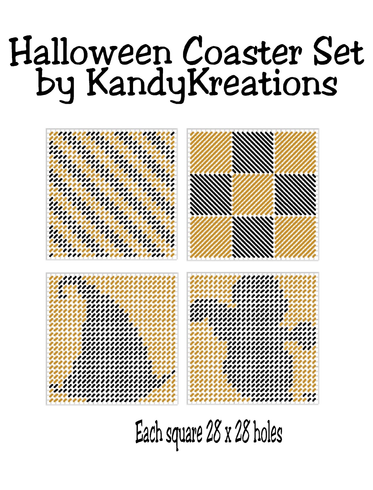 free printable plastic canvas coaster patterns