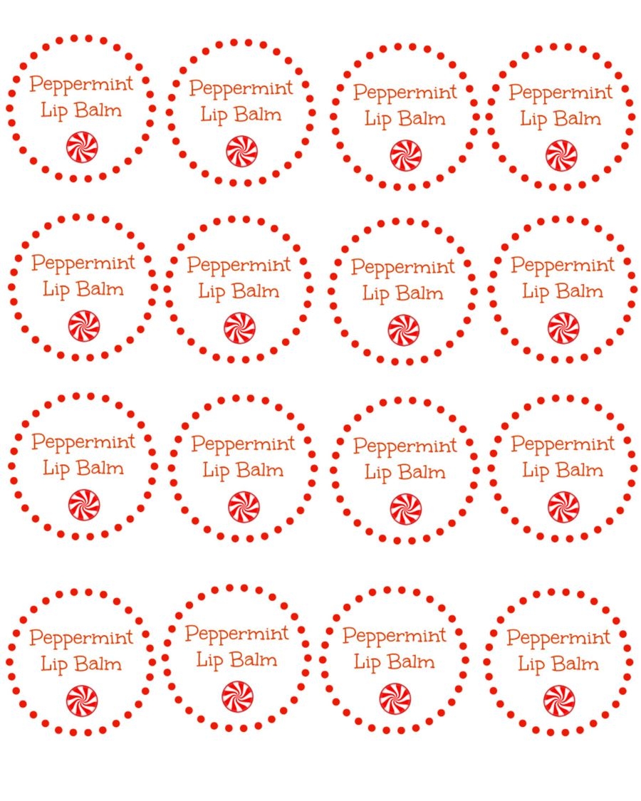 DIY Peppermint Lip Balm With Free Printable Label Happy Mothering